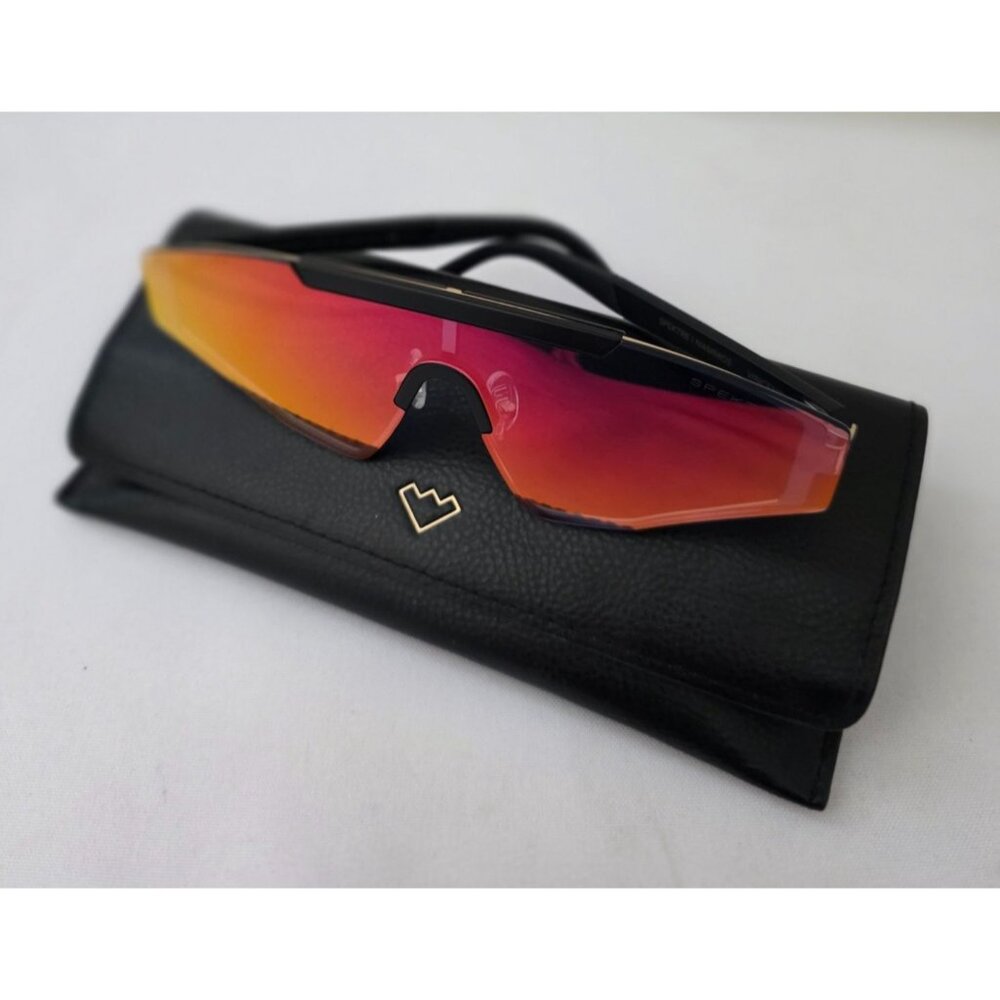 SPEKTRE NAMMOS VINCENT Shield Gradient Sunglasses With Case - Handmade In Italy